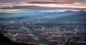 Grenoble - Sunset 220214