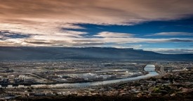 Grenoble - Sunset 220214