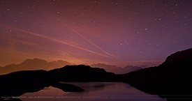 Lac besson sous les étoiles