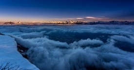 Grenoble sous les nuages