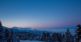 Lever du soleil à Chamrousse