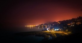 Aix-Les-Bains by night