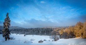 Première neige sur le Vercors