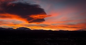 Lever du soleil au dessus du Grand Veymont